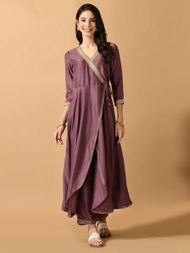 women embellished a-line kurta set