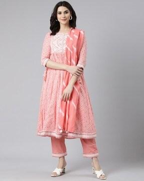 women embellished anarkali kurta