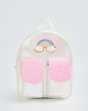 women embellished backpack