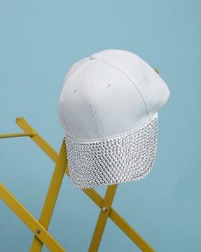 women embellished baseball cap