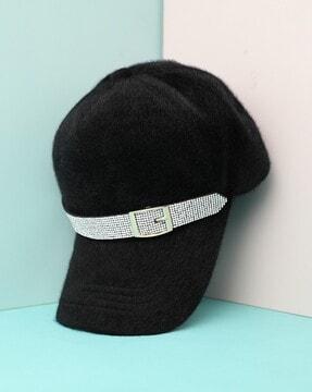 women embellished baseball cap