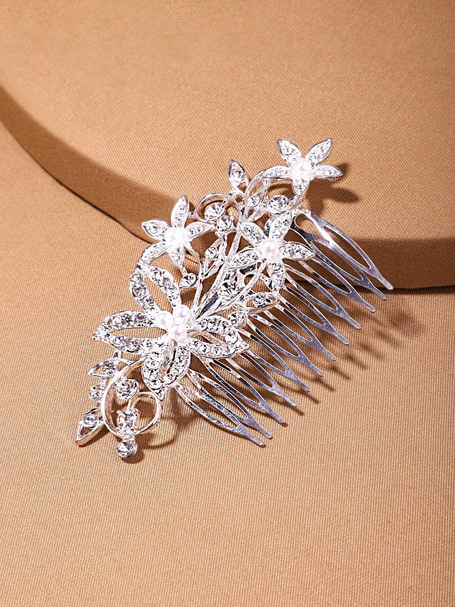 women embellished comb pin