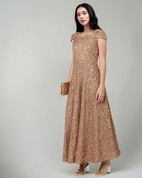 women embellished gown dress