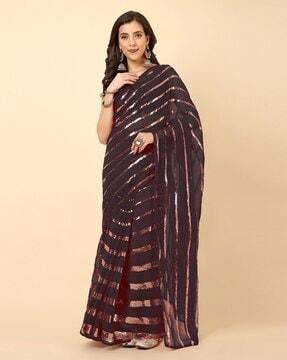 women embellished sequined saree