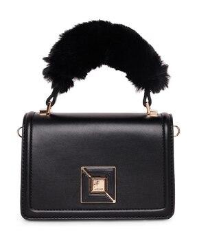 women embellished shoulder handbag