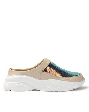 women embellished slip-on casual shoes