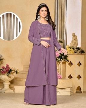 women embellished straight kurta set