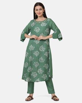 women embellished straight kurta