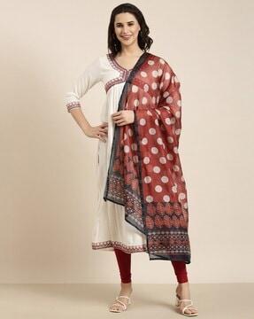 women embroidered anarkali kurta