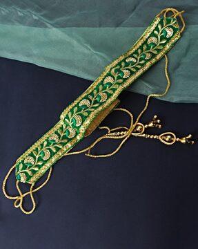 women embroidered beaded kamarband