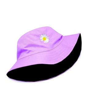 women embroidered bucket hat