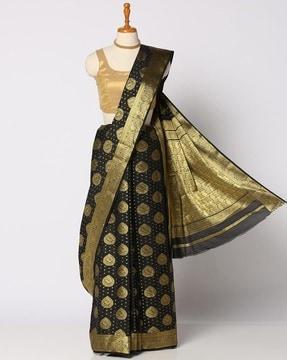 women embroidered crepe saree