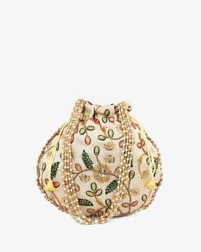 women embroidered potli bag