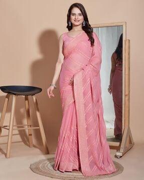 women embroidered silk saree