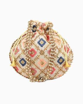 women embroidery potli bag