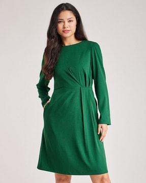 women empire dress with inset pockets
