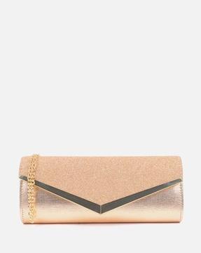 women envelope clutch with chain strap