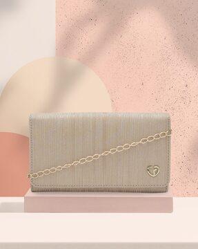 women envelope clutch with chain strap