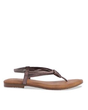 women erina thong-strap singback flat sandals