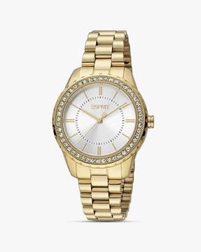 women es1l381m0045 water-resistant analogue watch