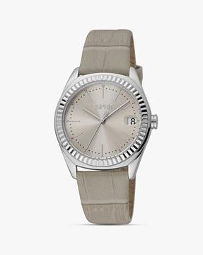 women es1l383l0065 water-resistant analogue watch