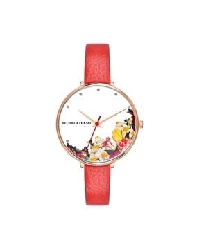 women f5 water-resistant analogue watch