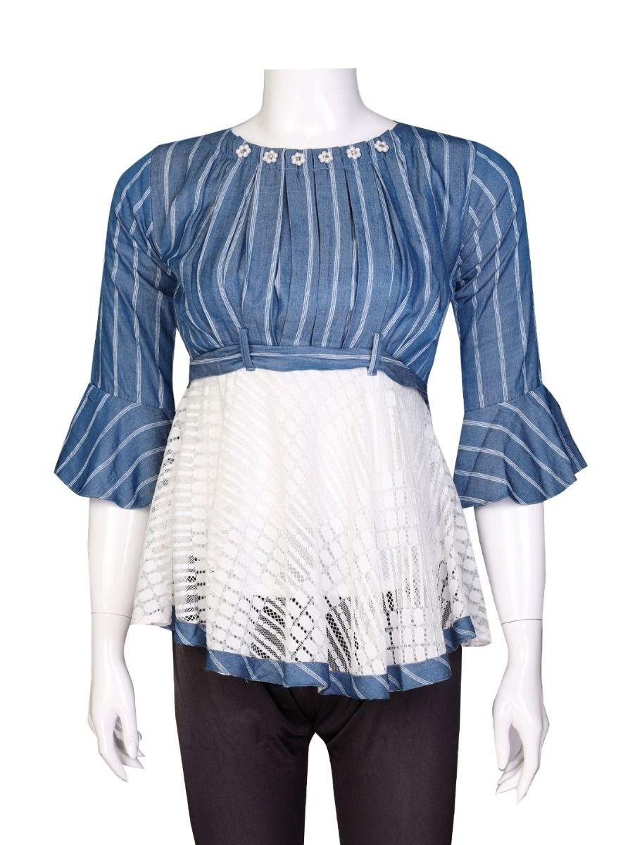 women fancy blue tops-ekm-pdb8506794