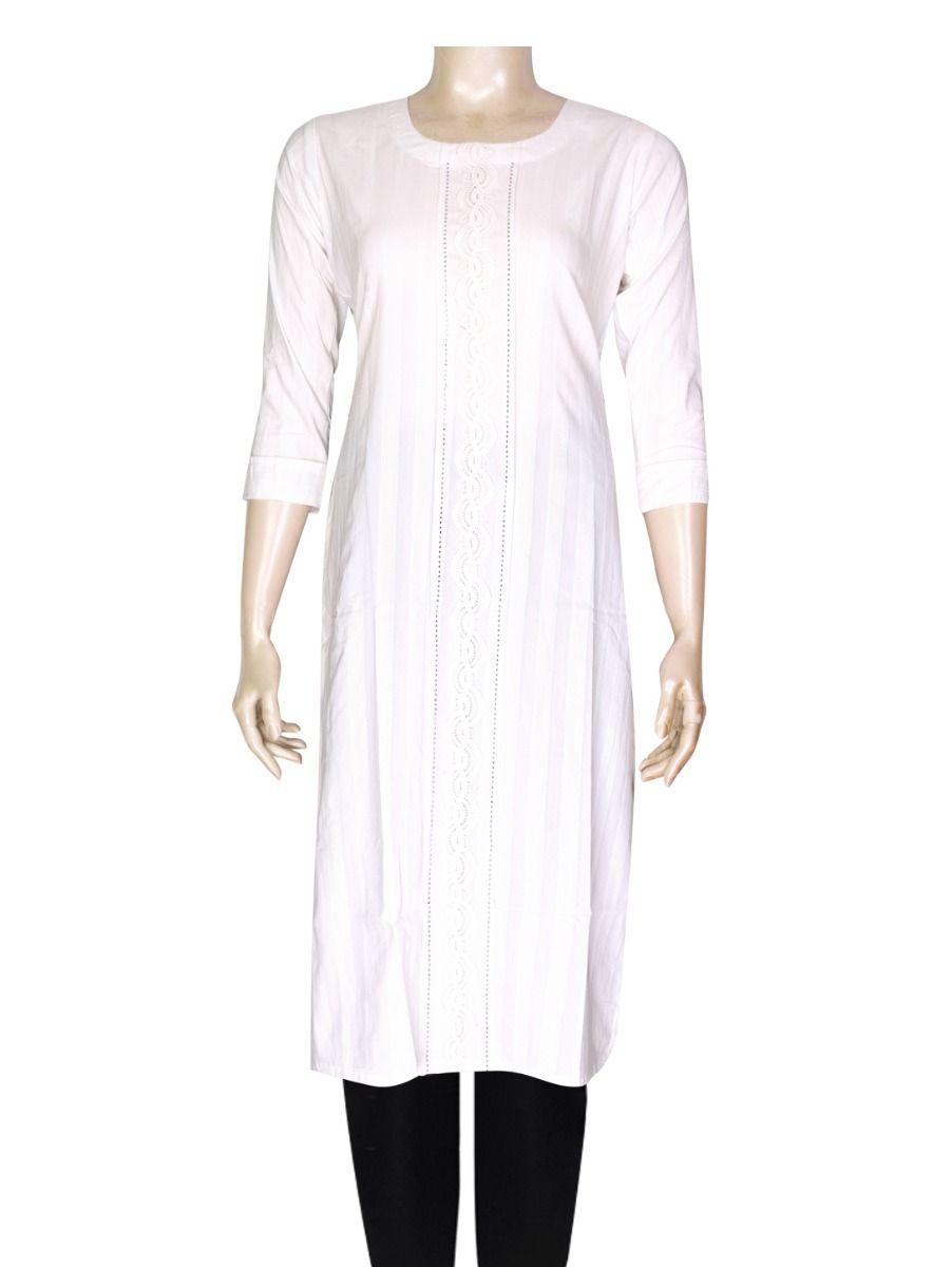 women fancy white long tops - ekm - phd9692993