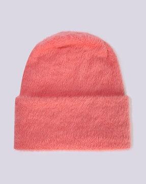 women faux-fur beanie