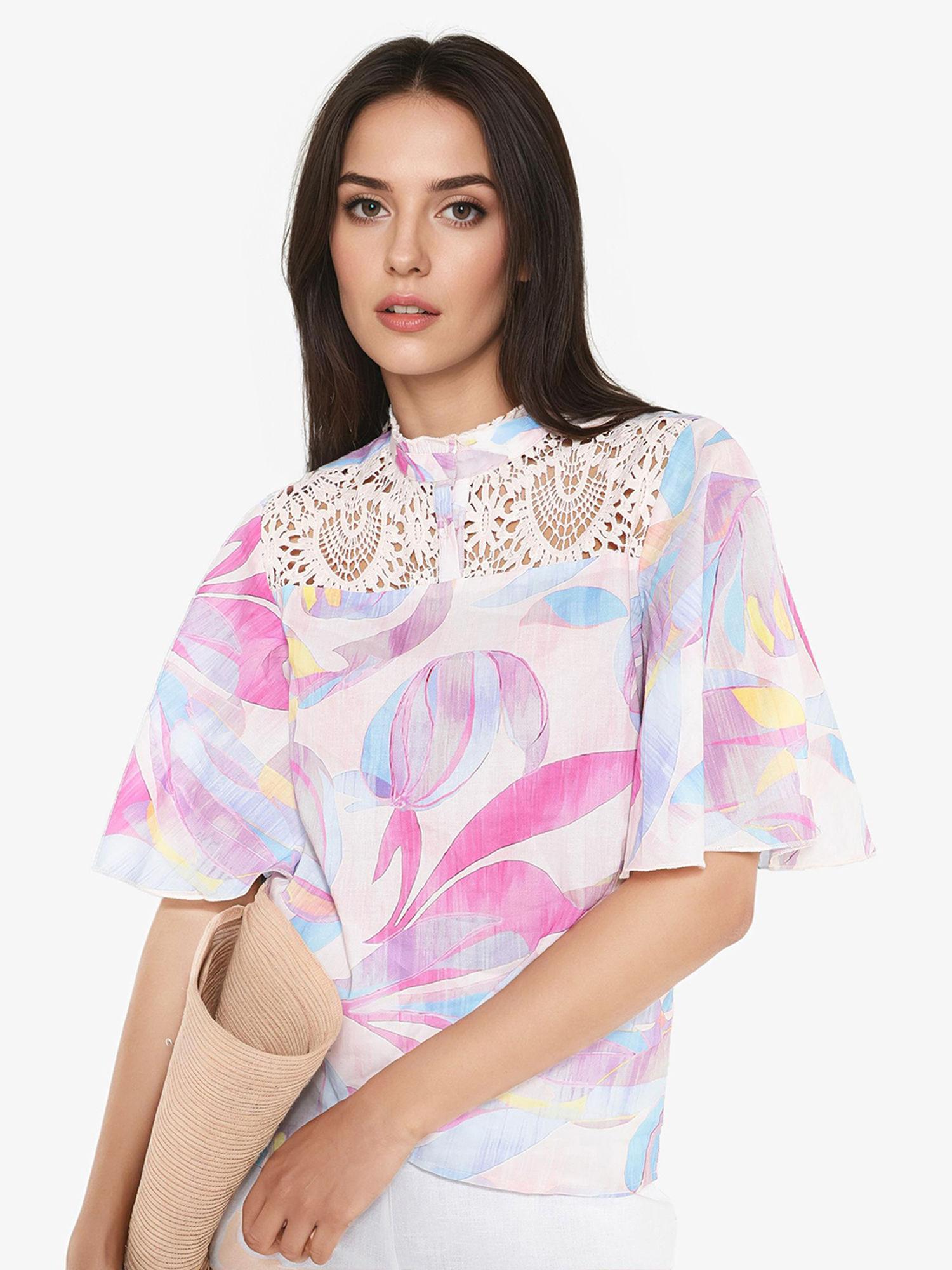 women feli printed multi-color top