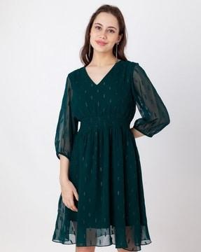 women fit & flare dress