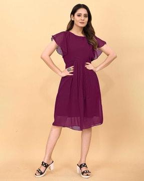 women fit & flare dress