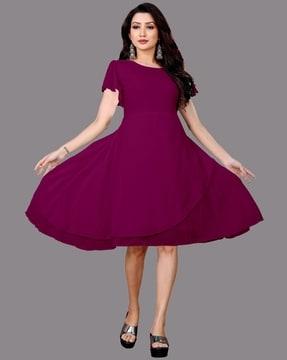 women fit & flare dress