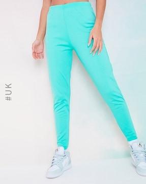 women fitted joggers with elasticated waist