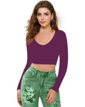 women fitted pullover top