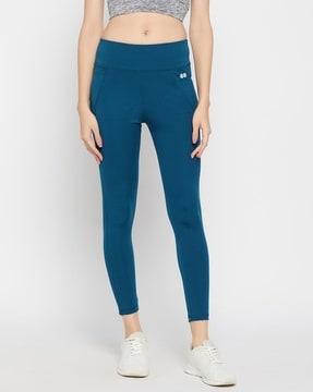 women fitted track pants with insert pocket