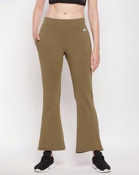 women fitted track pants with insert pockets
