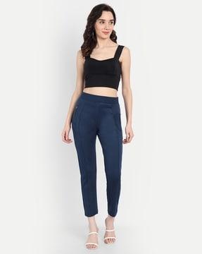 women fitted track pants