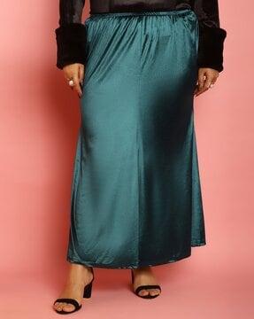 women flared skirt with elasticated waist