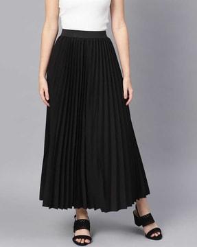 women flared skirt with elasticated waist