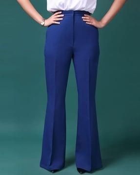 women flex ease bootcut flat-front trousers