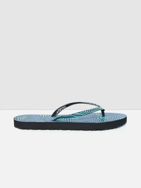 women flip flops  (blue , 8)