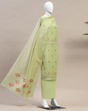 women floral handloom 3-piece dress material