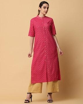 women floral print a-line kurta