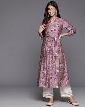 women floral print a-line kurta