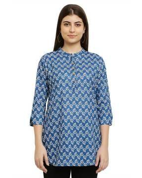 women floral print a-line tunic