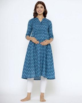 women floral print anarkali kurta