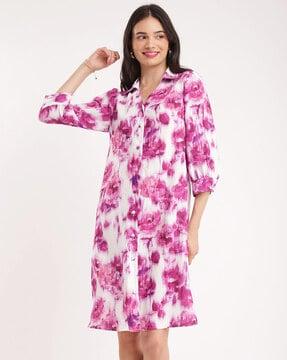 women floral print dress