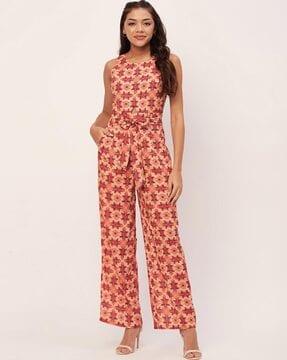 women floral print jumpsuit