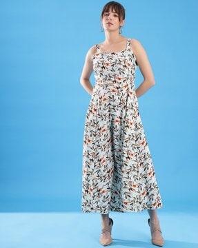 women floral print jumpsuit